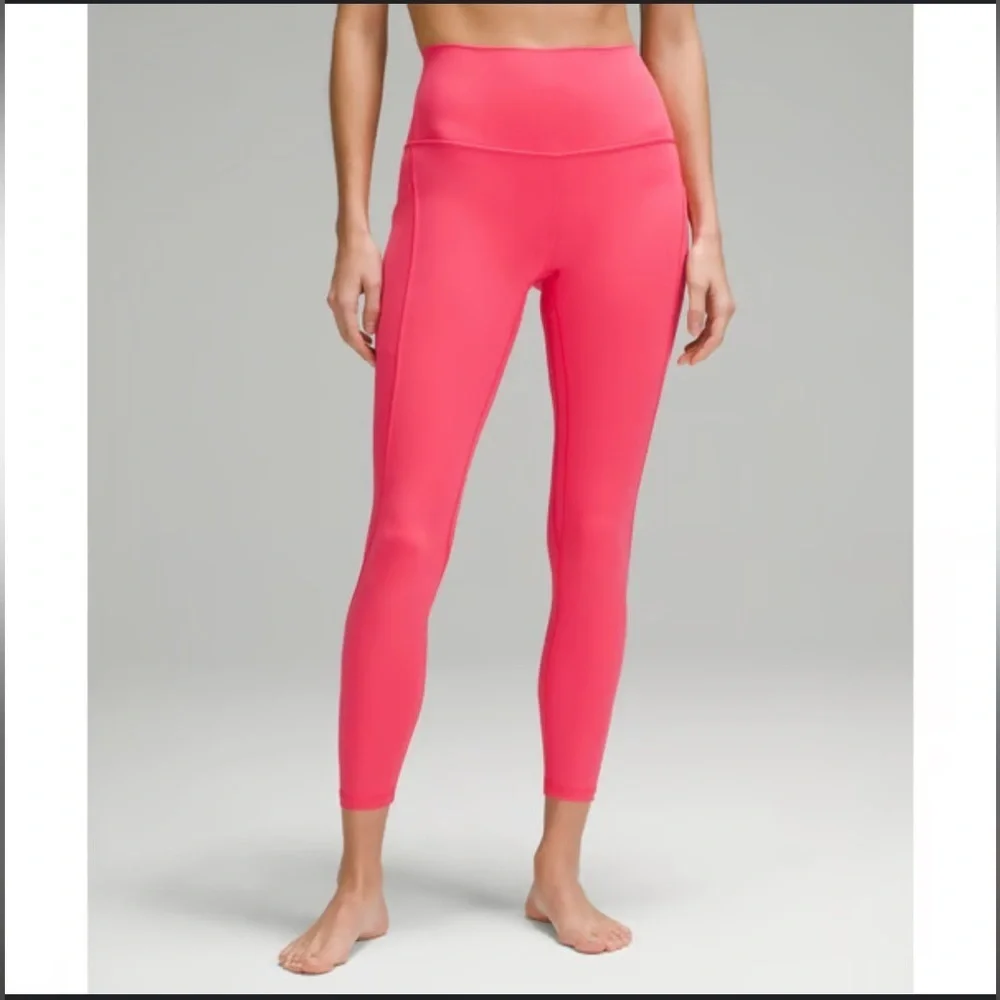 Lululemon Athletica Vibrant Pink Leggings